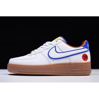 Nike Air Force 1 '07 Lv8 Beyaz / Kırmızı / Kahverengi Kaykay Ayakkabı Türkiye - 8K6FX5F5